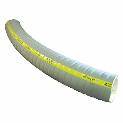 NOVAFLEX 6200WG400X50 Food Hose 4 ID x 50 ft L Grey