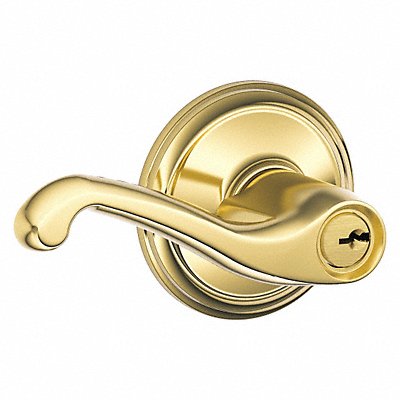 SCHLAGE F51AFLA505 Lever Lockset Mechanical Entrance Grd. 2