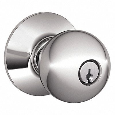 SCHLAGE F51AORB625 Knob Lockset Mechanical Entrance Grd. 1
