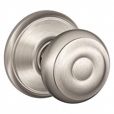 SCHLAGE F10GEO619 Knob Lockset Mechanical Passage Grd. 1