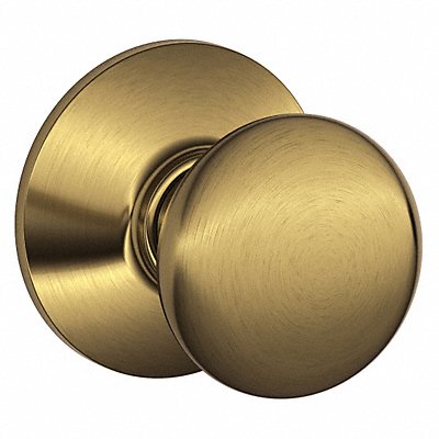 SCHLAGE F10PLY609 Knob Lockset Mechanical Passage Grd. 1