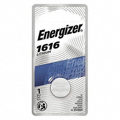 ENERGIZER ECR1616BP Coin Battery Lithium 3VDC 1616