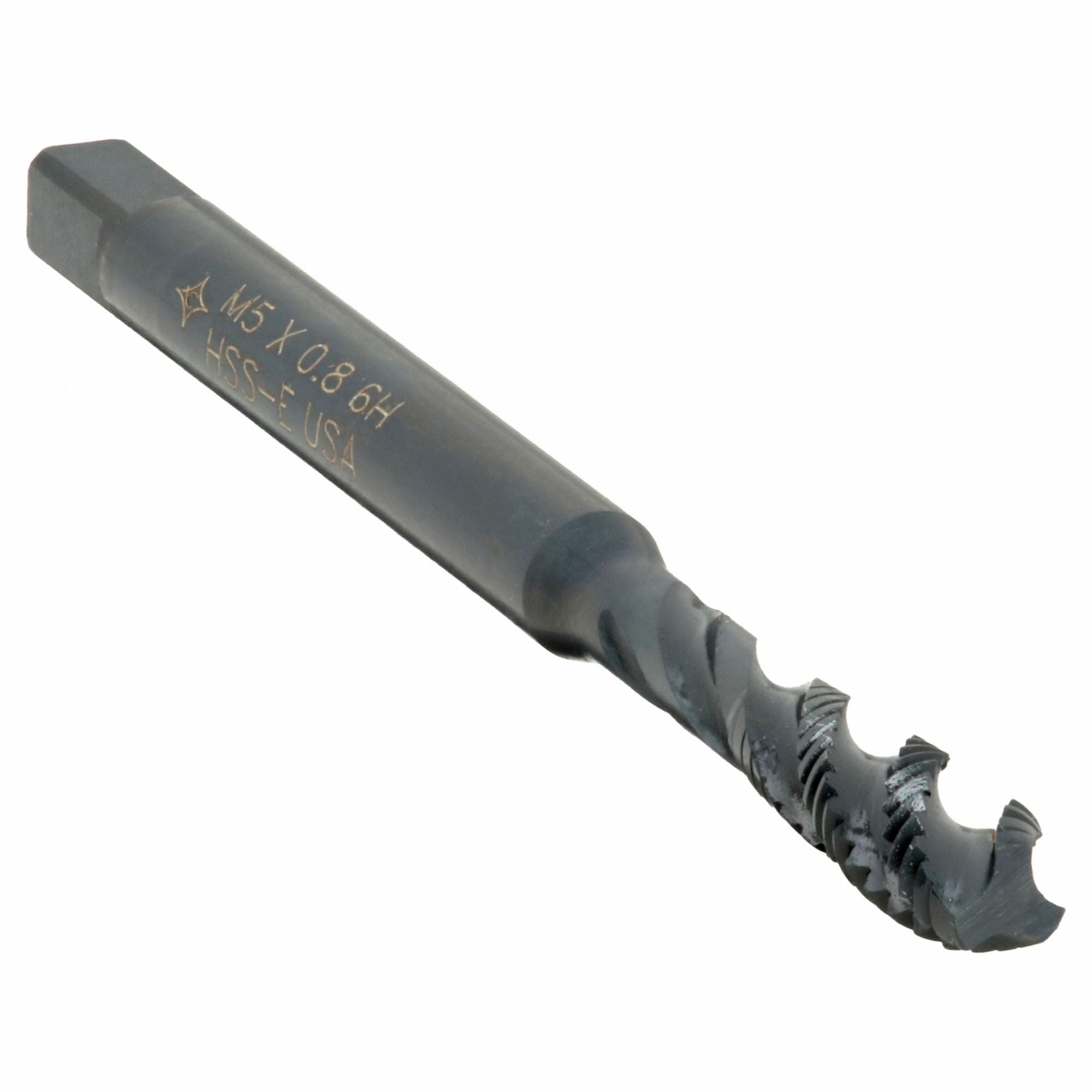 CLEVELAND C98137 Spiral Flute Tap M5x0.80 HSS-E