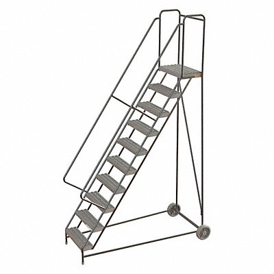 TRI-ARC WLARTR110245 Wheelbarrow Ladder Alum. 10 Steps 350lb.