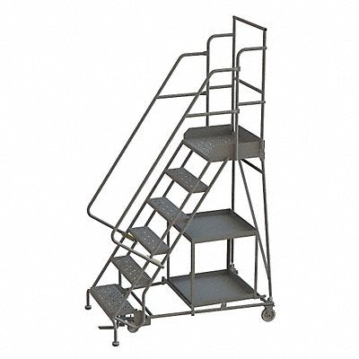 TRI-ARC KDSP106242 Stock Picking Rolling Ladder Cap.450lb.