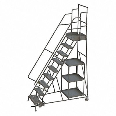 TRI-ARC KDSP109242 Stock Picking Rolling Ladder Cap.450lb.
