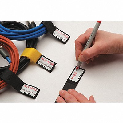 RIP-TIE H06010OWO Hook & Loop Cable Tie 6 in Orange PK10