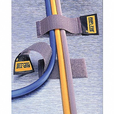 RIP-TIE C04005W Hook & Loop Mountable Tie 4 in Wht PK5