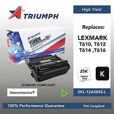 SOURCE AMERICA SKL12A5845L Toner Cartridge Black Lexmark T610 T612