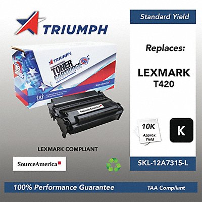 SOURCE AMERICA SKL12A7315L Toner Cartridge Black 12 000 LexmarkT420