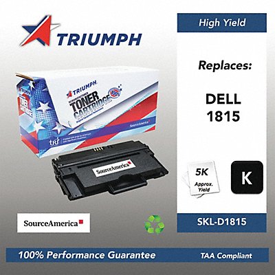 SOURCE AMERICA SKLD1815 Toner Cartridge Black 5000 Pag Dell 1815