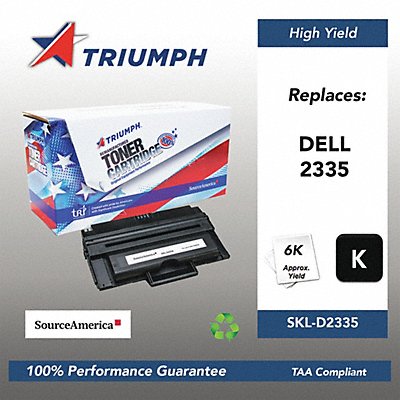 SOURCE AMERICA SKLD2335 Toner Cartridge Black 6000 Pag Dell 2335