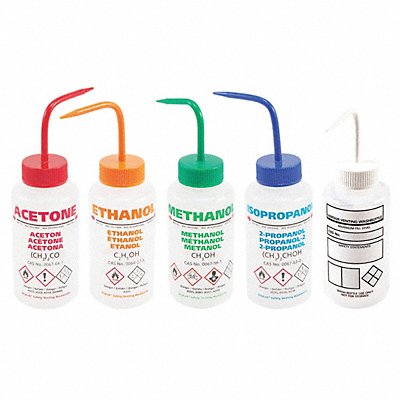 DYNALON 5064950005 Wash Bottle 500 mL 75 mm Dia PK5