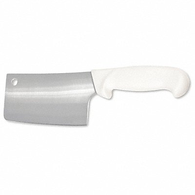 CRESTWARE KN60 Cleaver 6 in Blade White Handle
