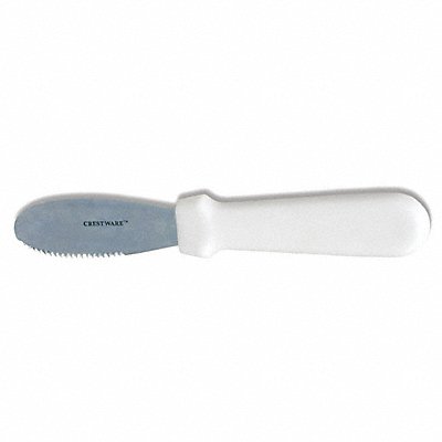 CRESTWARE PHSS63 Spreader 8 3/4 in L White Handle