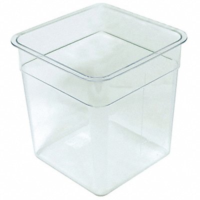 CRESTWARE SQC6 Food Storage Container 18 3/4 in L Clear
