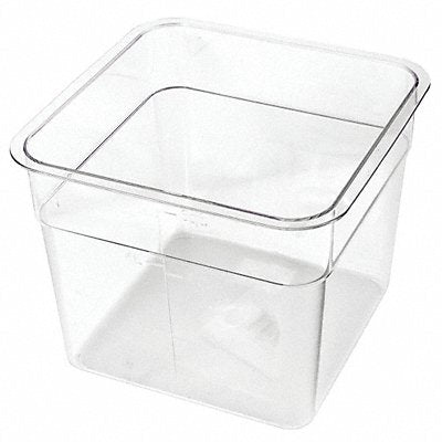 CRESTWARE SQC2 Food Storage Container 7 1/4 in L Clear