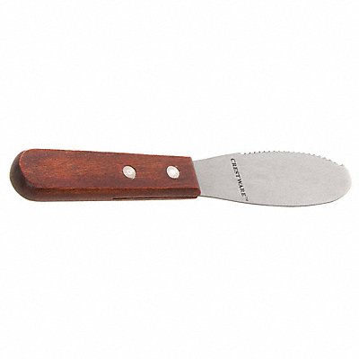 CRESTWARE WHSS6 Spreader 8 1/4 in L Brown Handle