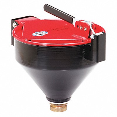 PIG DRM1125RDNPT K7661 Drum Funnel Red Steel NPT