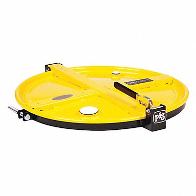 PIG DRM1065YW Drum Lid Yellow Steel 55 gal