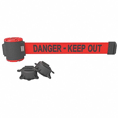 BANNER STAKES MH5009 Magnetic Belt Barrier Danger Keep Out Rd