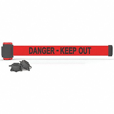 BANNER STAKES MH7008 Magnetic Belt Barrier 7 ft Dngr Keep Out