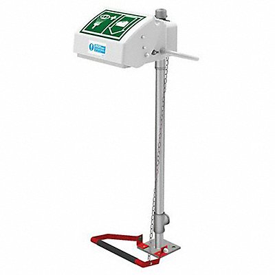 HUGHES SAFETY 45GSP Eye/Face Wash Station Pedestal SS