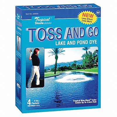 KINGSCOTE 20500201TBB Pond Dye Blue/Black 4 oz PK4