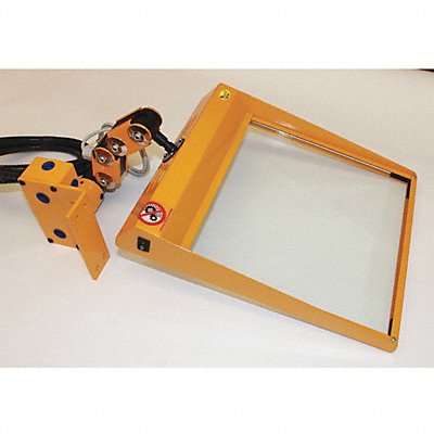 REPAR MO3LCMVT Machine Guard Laminated Glass Yellow