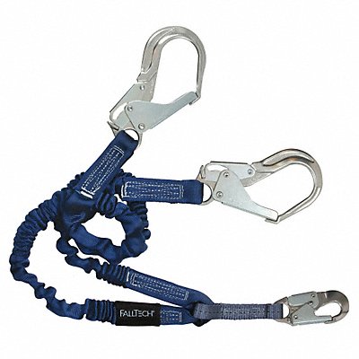 FALLTECH 8240Y3A Shock-Absorbing Lanyard Blue