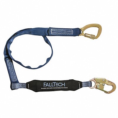 FALLTECH 8241 Shock-Absorbing Lanyard Blue