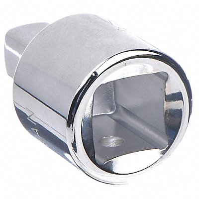 WESTWARD 45J217 SocketAdaptor Steel Chrome 3/4 in 1/2 in