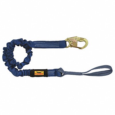 CONDOR 45J283 Shock-Absorbing Lanyard Blue