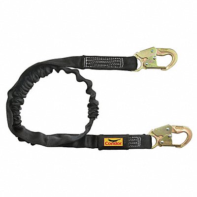 CONDOR 45J289 Shock-Absorbing Lanyard Black