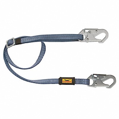 CONDOR 45J293 Positioning Lanyard Blue Adjustable