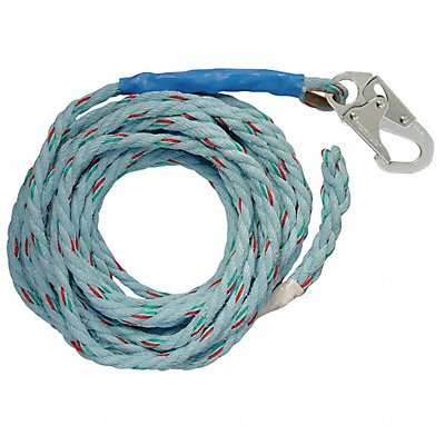 CONDOR 45J302 Vertical Rope Lifeline Single Snap Hook