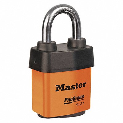 MASTER LOCK 6121KAORJ Lockout Padlock KA Orange