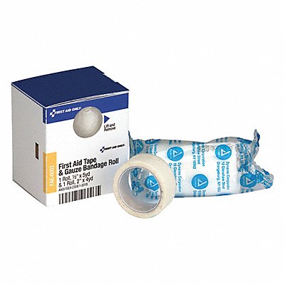 FIRST AID ONLY FAE6003 First Aid Kit White 5yd L 1/2 W