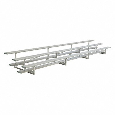 NATIONAL RECREATION SYSTEMS NB0324ASTD Bleacher 3 Rows 48 Seats