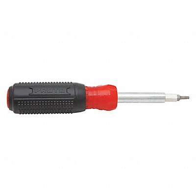 PROTO J93101 Multi-Bit Screwdriver NumBits 4