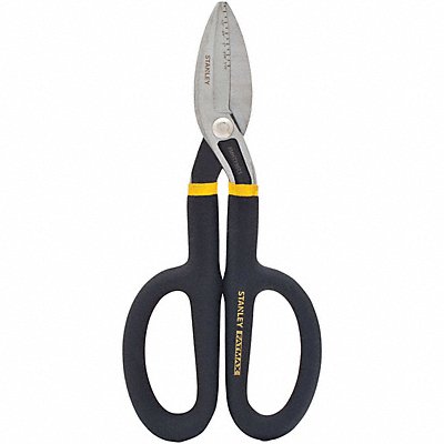 STANLEY FMHT73571 Tinners Snip 2-7/16 in Cutting L Black