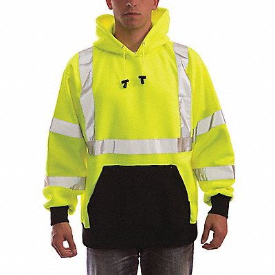TINGLEY S78322 Hooded Sweatshirt Sz L Polyester ANSI107
