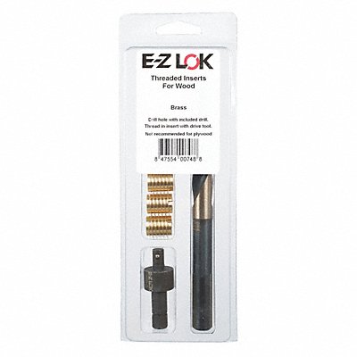 E-Z LOK EZ400524 Thread Insert Kit Brass Size 5/16-24