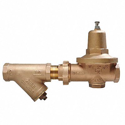 ZURN WILKINS 34500XLYSBR Water Pressure Reducing Valve 3/4 in