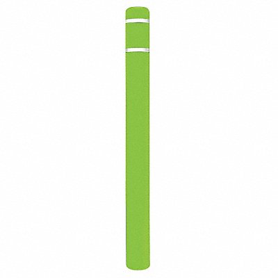 GRAINGER CL1385LGWT64 Post Sleeve 4-1/2In Dia 64In Lime Green