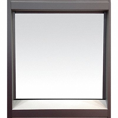 PORTA-FAB FWBEV Cleanroom Window 36 inx43 1/2 in Silver