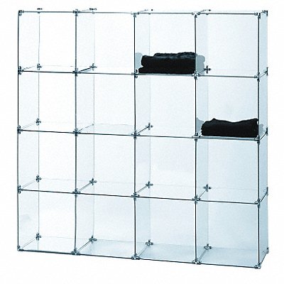 ECONOCO CB110 Tempered Glass Shelves Square 10x3/16x10in PK10