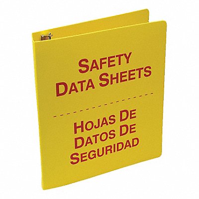ACCUFORM SBZRS642 Binder Red/Yellow 11-3/4 in W Bilingual