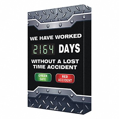 DIGI-DAY2 SCK104 Electronic Scoreboard 28 in x 20 in Blue