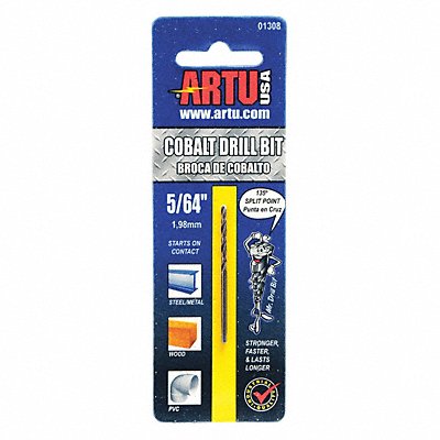 ARTU 1308 Jobber Bit 5/64 in Cobalt Steel